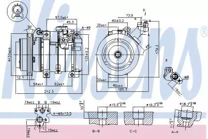 Nissens 89312 Compressor assy cooler Nissens 89312 Compressor assy cooler