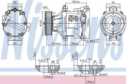 Nissens 89324 Compressor assy cooler Nissens 89324 Compressor assy cooler