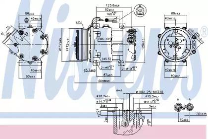 Nissens 89347 Compressor assy cooler Nissens 89347 Compressor assy cooler