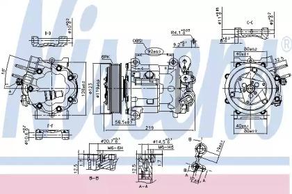 Nissens 89404 Compressor assy cooler Nissens 89404 Compressor assy cooler