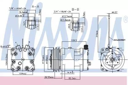 Nissens 89461 Compressor assy cooler Nissens 89461 Compressor assy cooler