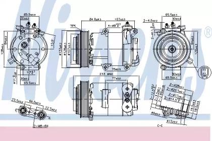 Nissens 89569 Compressor assy cooler Nissens 89569 Compressor assy cooler