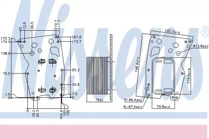 Nissens 90902 Радиатор масляный