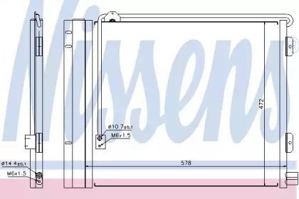 Nissens 940179 Конденсер Nissens 940179 Конденсер