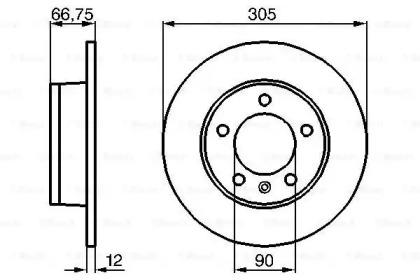 Bosch 0 986 478 970 Brake disc Bosch 0 986 478 970 Brake disc