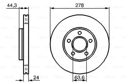 Bosch 0 986 479 112 Диск гальмівний Bosch 0 986 479 112 Диск гальмівний