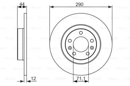 Bosch 0 986 479 130 Диск гальмівний Bosch 0 986 479 130 Диск гальмівний