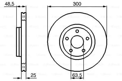 Bosch 0 986 479 171 Brake disc Bosch 0 986 479 171 Brake disc