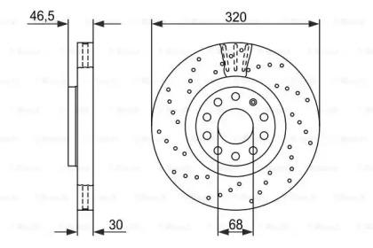 Bosch 0 986 479 258 Brake disc Bosch 0 986 479 258 Brake disc