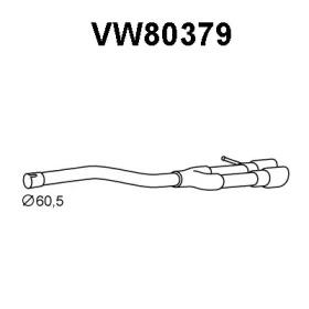 Veneporte VW80379 Exhaust pipe Veneporte VW80379 Exhaust pipe