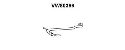Veneporte VW80396 Середній глушник вихлопних газів Veneporte VW80396 Середній глушник вихлопних газів
