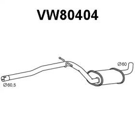 Veneporte VW80404 Muffler assy front Veneporte VW80404 Muffler assy front