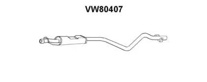 Veneporte VW80407 Muffler assy front