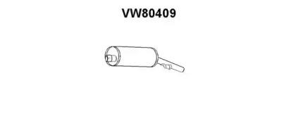 Veneporte VW80409 Глушник вихлопних газів кінцевий Veneporte VW80409 Глушник вихлопних газів кінцевий
