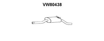 Veneporte VW80438 Глушник вихлопних газів кінцевий Veneporte VW80438 Глушник вихлопних газів кінцевий