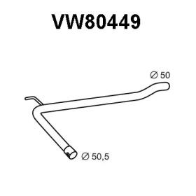 Veneporte VW80449 Exhaust pipe Veneporte VW80449 Exhaust pipe