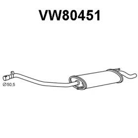 Veneporte VW80451 Глушник вихлопних газів кінцевий Veneporte VW80451 Глушник вихлопних газів кінцевий