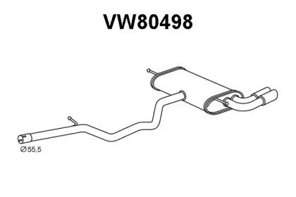 Veneporte VW80498 Schalldaempfer