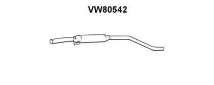 Veneporte VW80542 Muffler assy front Veneporte VW80542 Muffler assy front