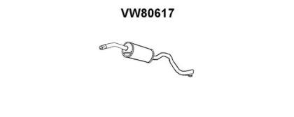 Veneporte VW80617 Muffler assy front Veneporte VW80617 Muffler assy front