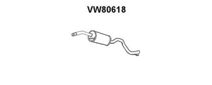 Veneporte VW80618 Середній глушник вихлопних газів Veneporte VW80618 Середній глушник вихлопних газів