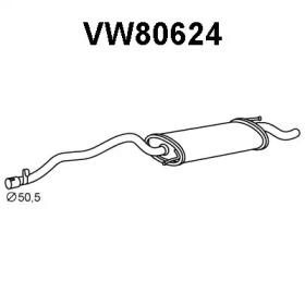 Veneporte VW80624 Глушник вихлопних газів кінцевий Veneporte VW80624 Глушник вихлопних газів кінцевий