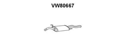 Veneporte VW80667 Глушник вихлопних газів кінцевий
