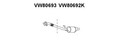 Veneporte VW80693 Випускна труба відпрацьованих газів Veneporte VW80693 Випускна труба відпрацьованих газів