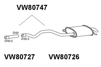 Veneporte VW80747 Schalldaempfer Veneporte VW80747 Schalldaempfer
