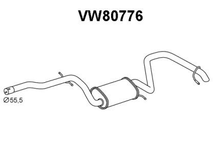 Veneporte VW80776 Schalldaempfer