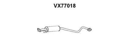 Veneporte VX77018 Середній глушник вихлопних газів Veneporte VX77018 Середній глушник вихлопних газів