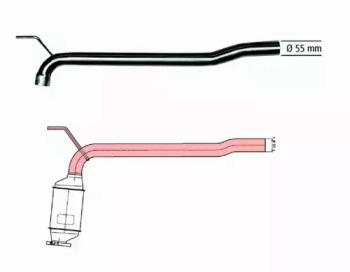 HJS 91 11 1503 Muffler assy front