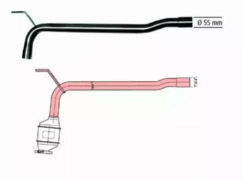 HJS 91 11 1504 Muffler assy front