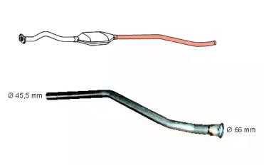 HJS 91 21 0091 Muffler assy front