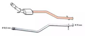 HJS 91 21 1505 Muffler assy front