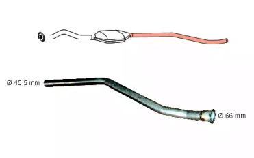 HJS 91 21 6954 Середній глушник вихлопних газів