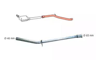 HJS 91 22 8049 Середній глушник вихлопних газів