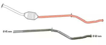 HJS 91 22 8051 Muffler assy front