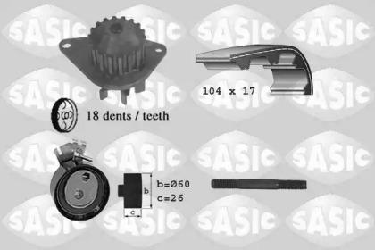 Sasic 3900003 Kit water pump repai Sasic 3900003 Kit water pump repai