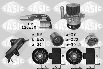 Sasic 3906025 Kit water pump repai