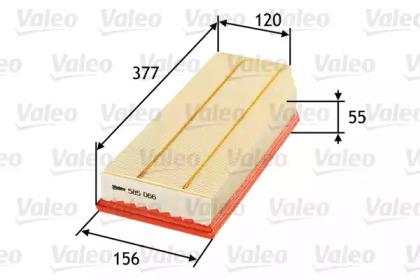 Valeo 585066 Air filter Valeo 585066 Air filter