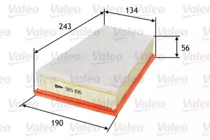 Valeo 585156 Air filter Valeo 585156 Air filter