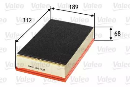 Valeo 585204 Air filter Valeo 585204 Air filter
