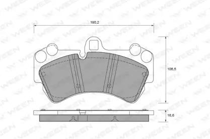 Ween 151-1938 Brake pads