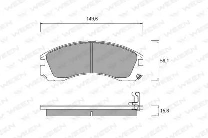 Ween 151-2194 Brake pads