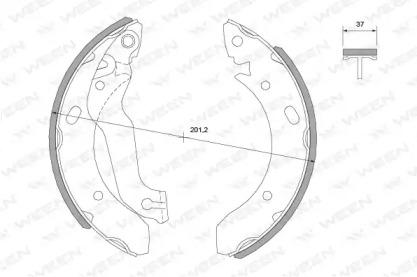 Ween 152-2013 Brake pads Ween 152-2013 Brake pads