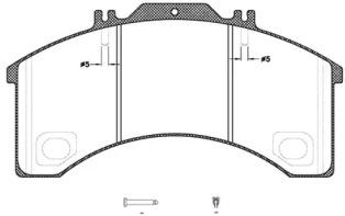 Roadhouse JSX 2498.30 Brake pads Roadhouse JSX 2498.30 Brake pads