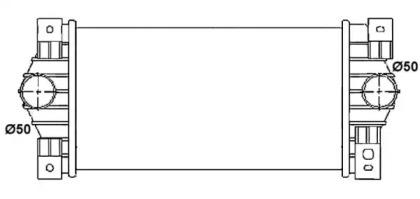 NRF 30276 Радіатор інтеркулера