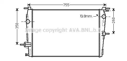 Ava RT2458 Радіатор