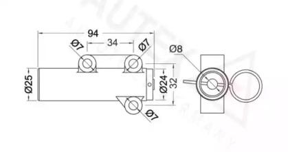 Autex 631267 Tensioner assy belt